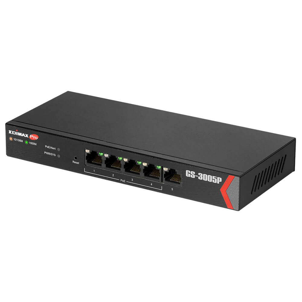 Edimax 5 Port Gb Smart Lite PoE Switch - Image 2
