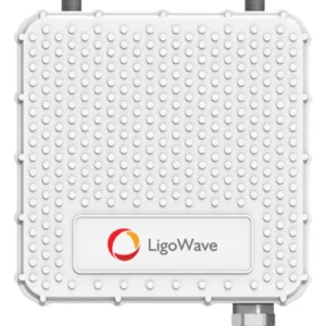 Ligowave PTMP RapidFire 600 Mbps Carrier Subscriber Unit with N-Type connectors.