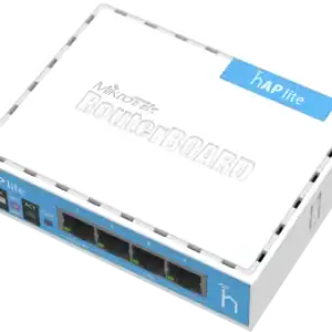 MikroTik hAP lite - 2.4GHz desktop Wi-Fi Router - mountable