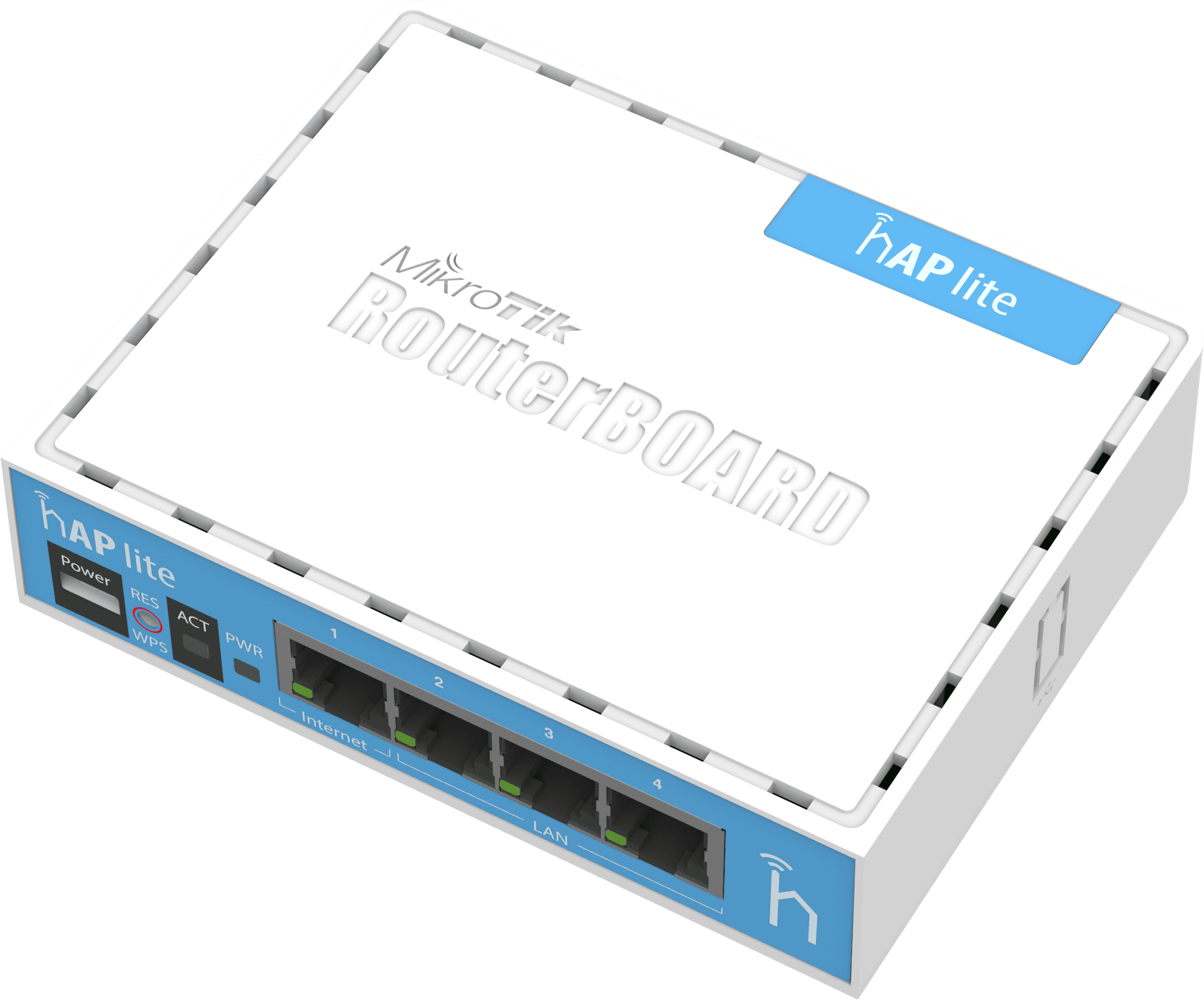 MikroTik hAP lite - 2.4GHz desktop Wi-Fi Router - mountable
