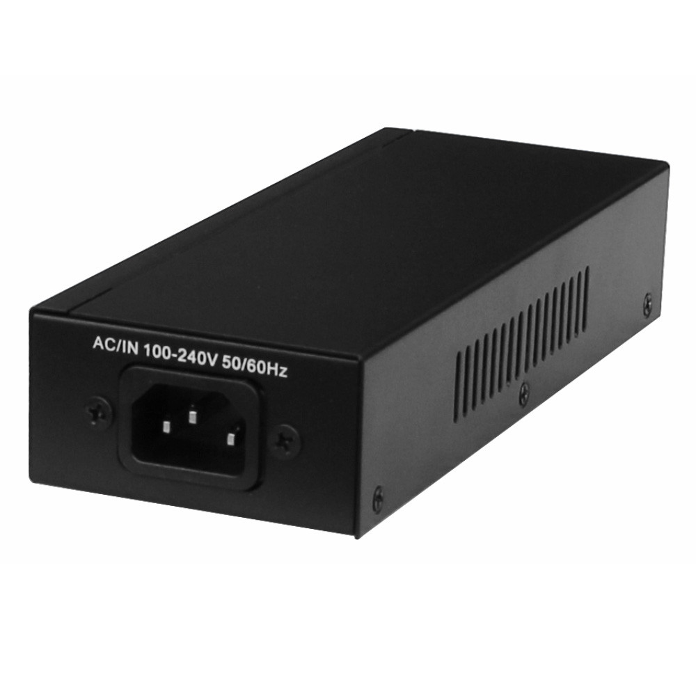 Gigabit Power over Ethernet (PoE) 55V, 1.63Amp 90 Watt (2 x RJ45) & Cord. - Image 2