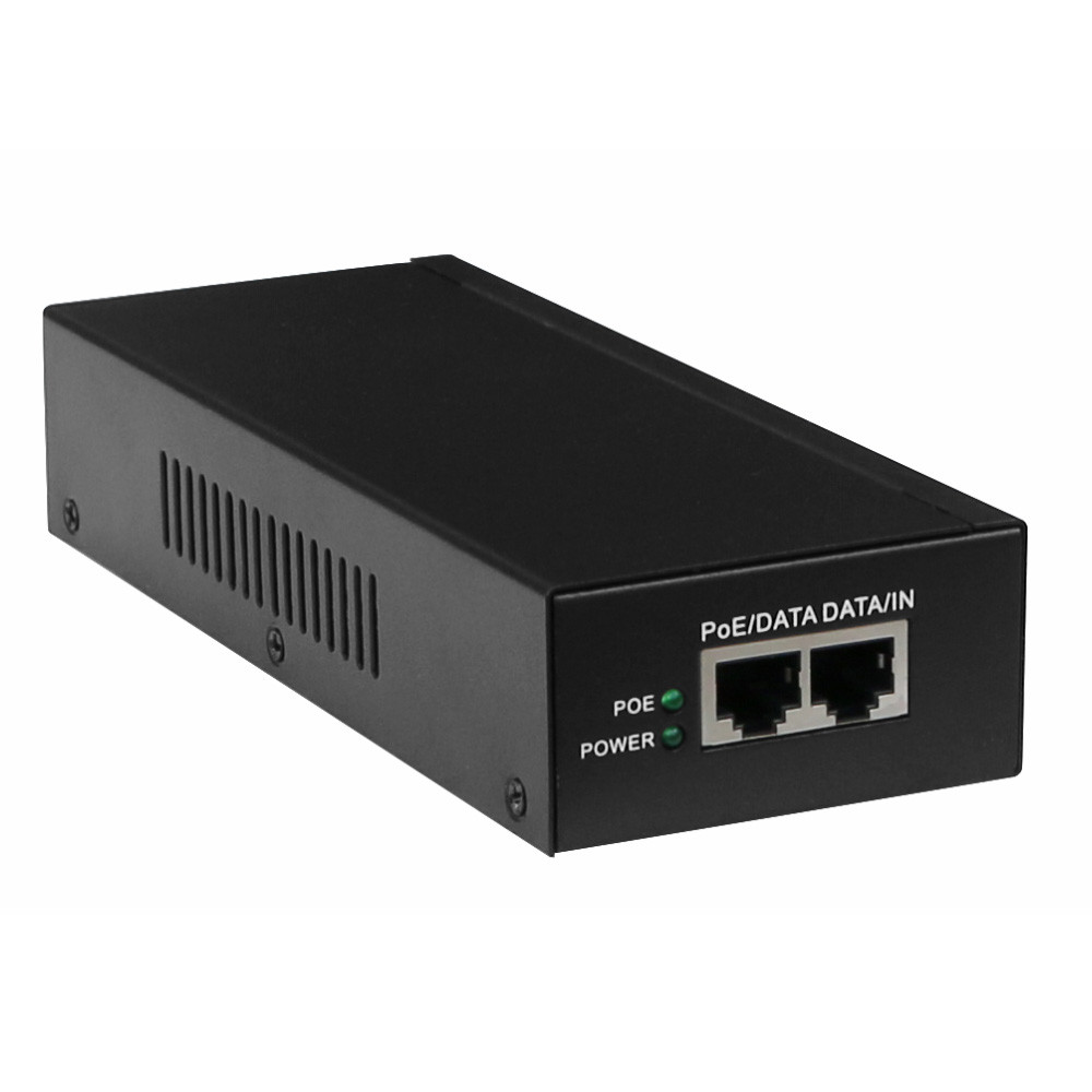 Gigabit Power over Ethernet (PoE) 55V, 1.63Amp 90 Watt (2 x RJ45) & Cord. - Image 3
