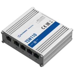 Teltonika 5-Port L2 Unmanaged Ethernet Switch | TSW110