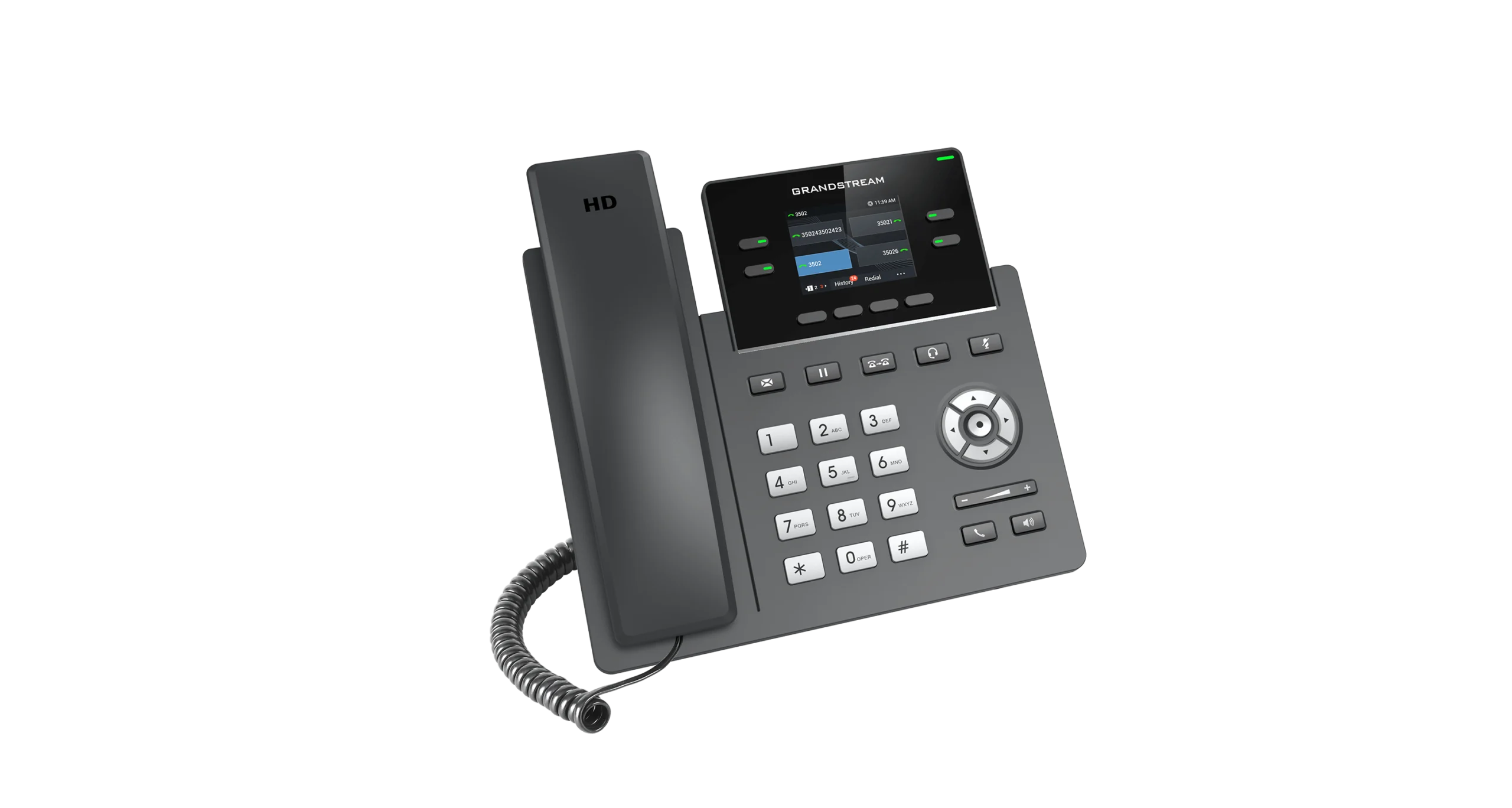 Grandstream 2-Line Carrier Desk Phone - PoE
