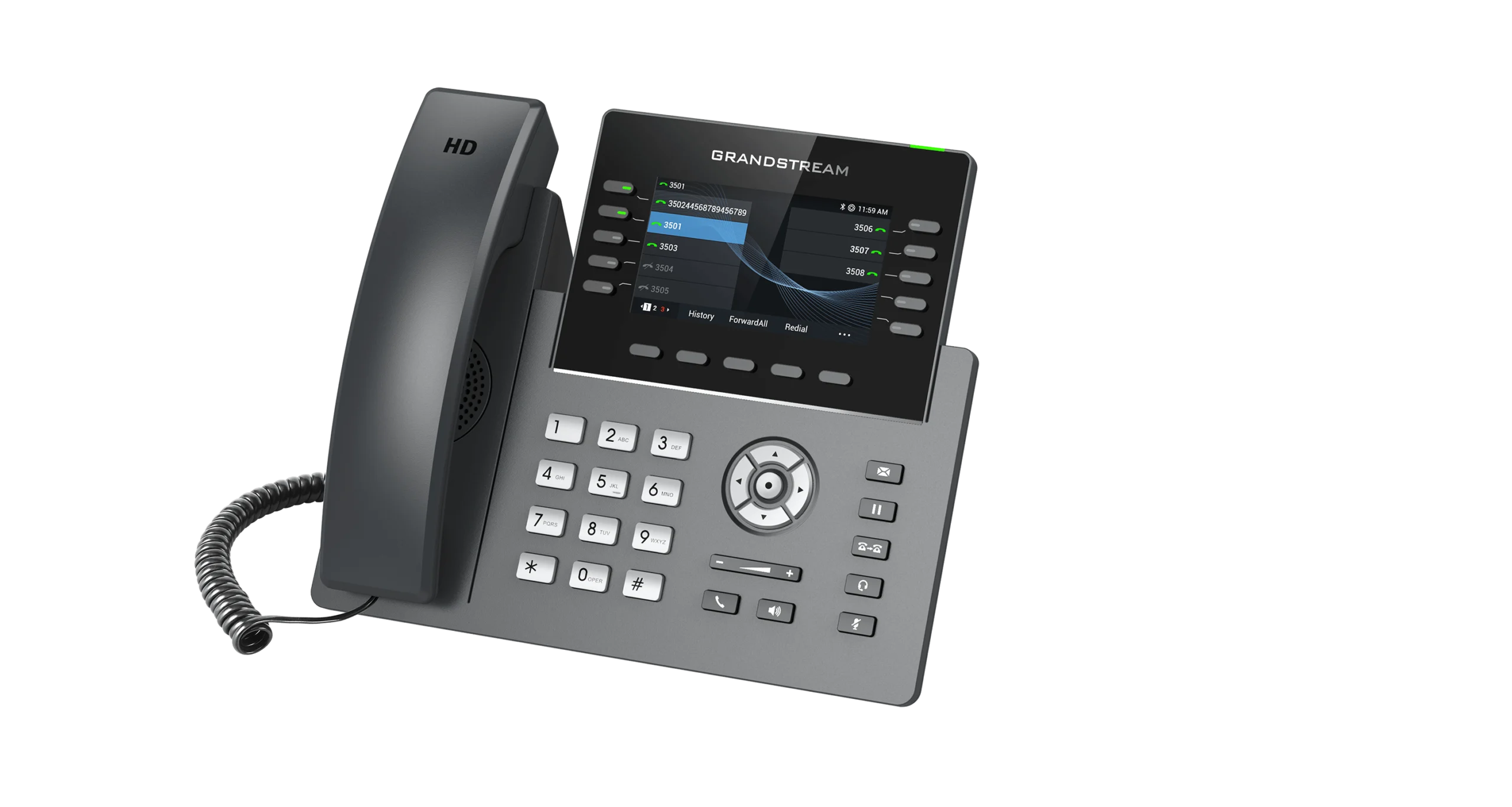 Grandstream 10 Line Carrier Wi-Fi Desk Phone | GRP2615 - Image 2