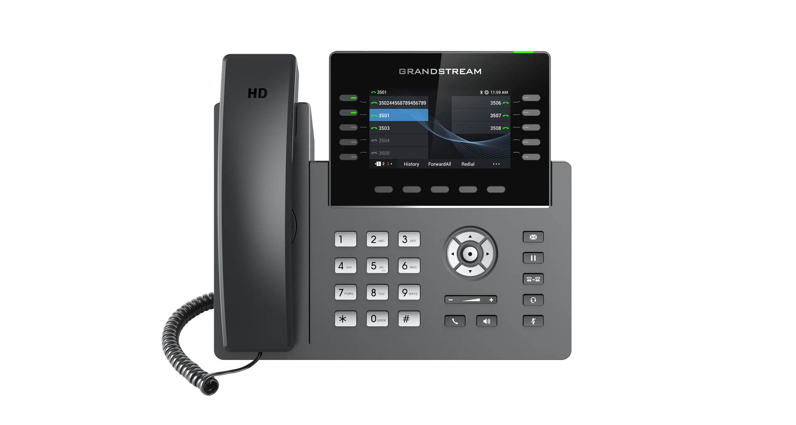 Grandstream 10 Line Carrier Wi-Fi Desk Phone | GRP2615