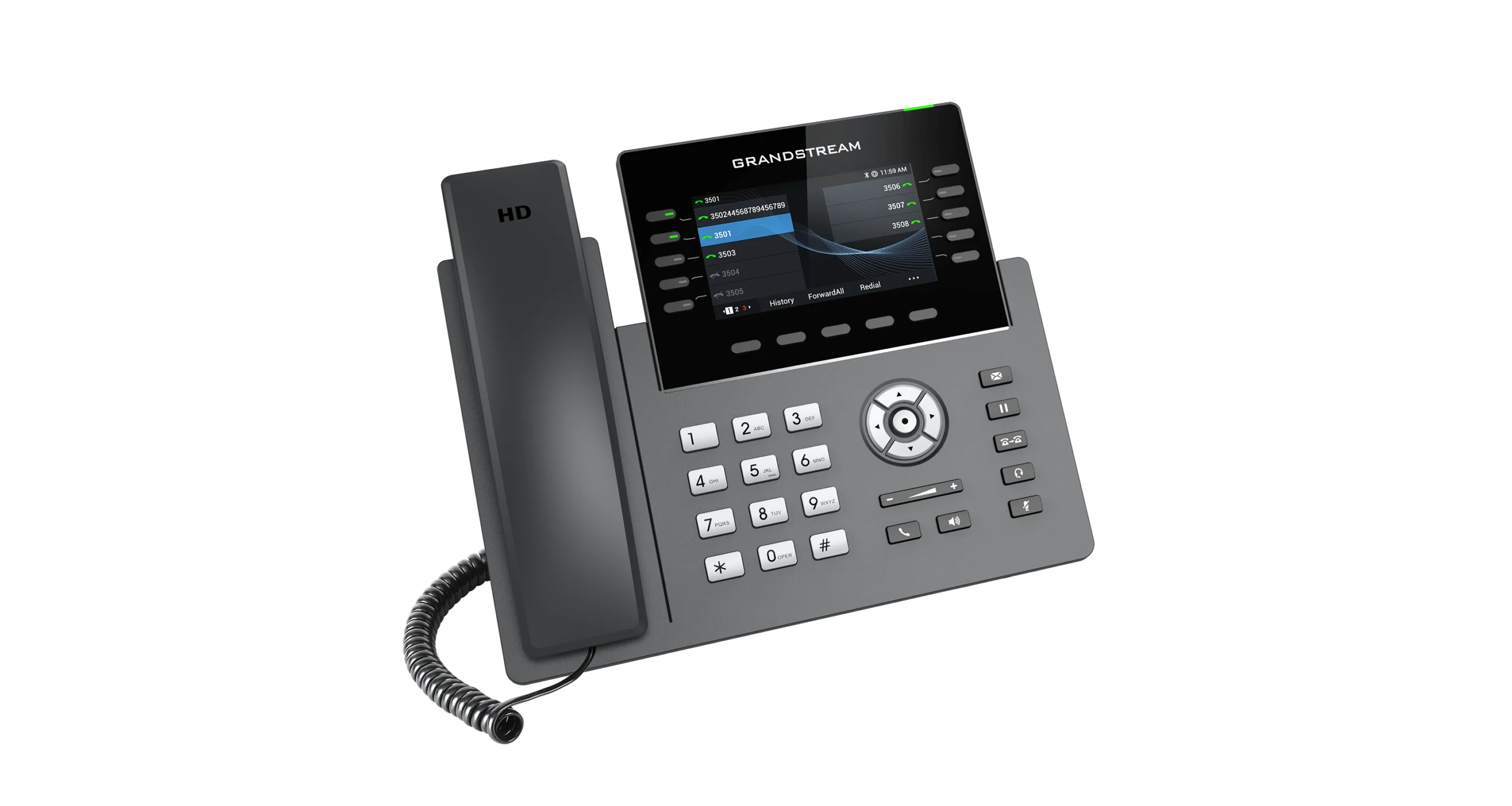 Grandstream 10 Line Carrier Wi-Fi Desk Phone | GRP2615 - Image 3