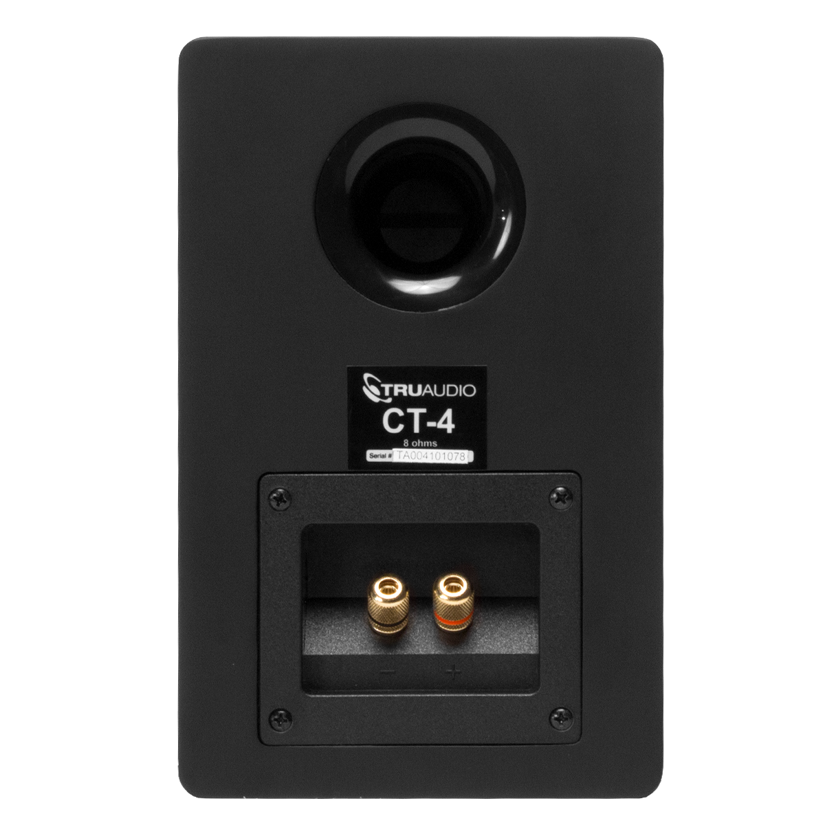 TruAudio CT Bookshelf Theater & Audio Speaker, Black - Image 4