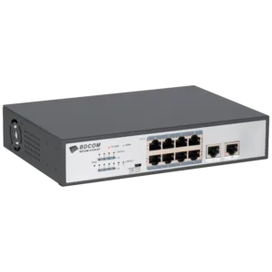 BDCOM Unmanaged 8-port Gigabit 120W POE switch, 8 POE ports, 2 GE TX ports