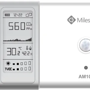 Milesight Indoor Ambience Monitoring - Temperature, Humidity, Motion, Light, CO2, TVOC Sensor