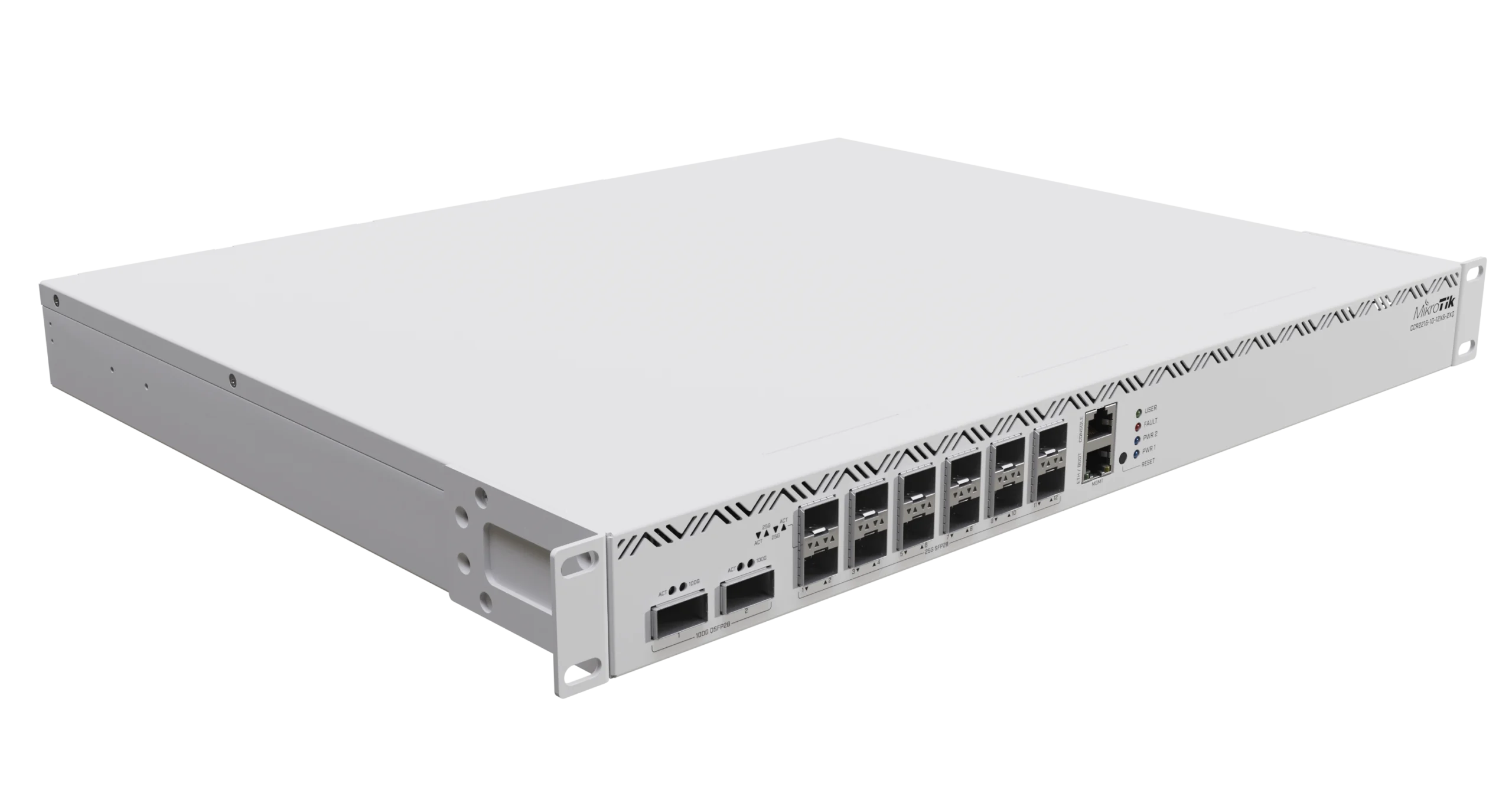 MikroTik Cloud Core Router with 12 Port SFP28 2 Port QSFP28 16 Core CPU | CCR2216-1G-12XS-2XQ - Image 2
