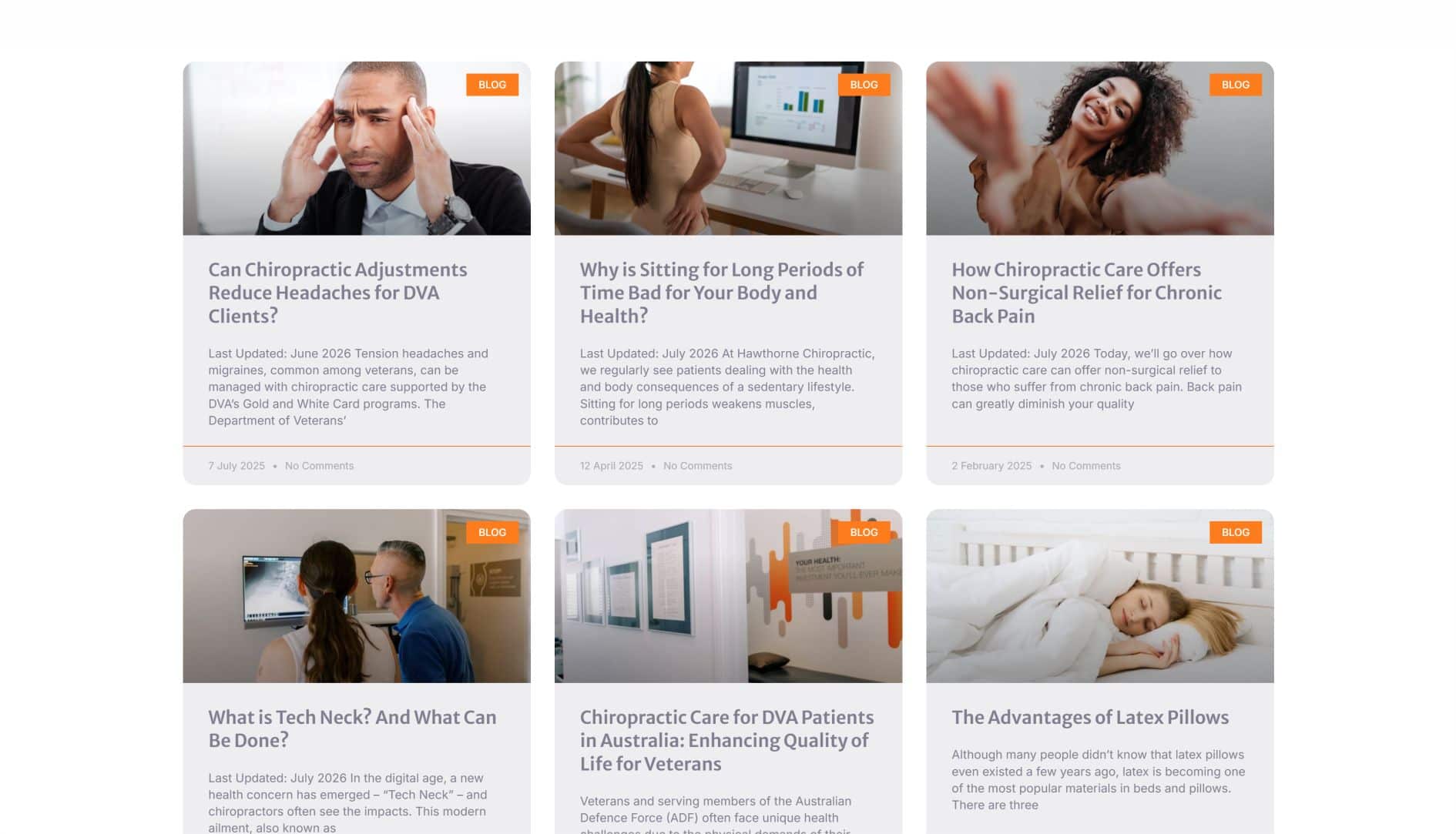 IT support and chiropractic care images for GeeksonCall website.